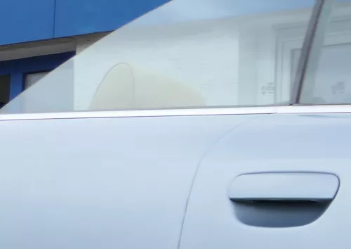 A4 8H Cabrio Leiste Zierleiste Tür hinten rechts chrom silber oben Fensterschach