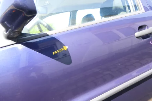 VW Polo 6N 6N2 Tür vorne links Fahrertür 4/5-Türer blau LB5N ohneAnbauteile (168855)