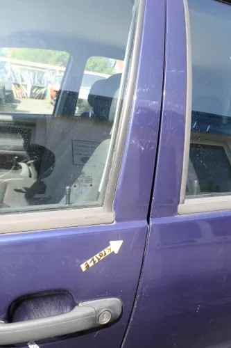 VW Polo 6N 6N2 Tür vorne links Fahrertür 4/5-Türer blau LB5N ohneAnbauteile (168855)