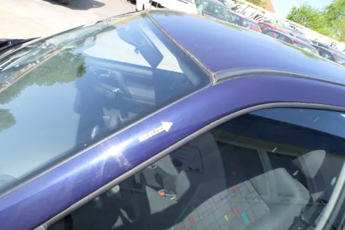 VW Polo 6N 6N2 Tür vorne links Fahrertür 4/5-Türer blau LB5N ohneAnbauteile (168855)