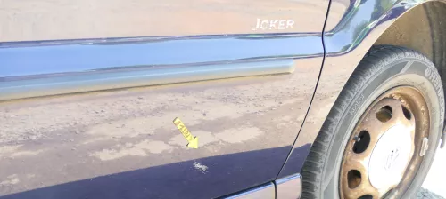 VW Polo 6N 6N2 Tür vorne rechts Beifahrertür 4/5-Türer blau LB5N ohneAnbauteile (168857)