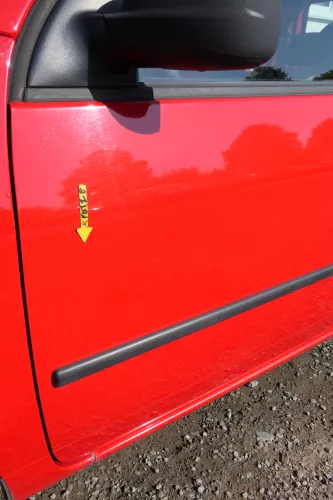 VW Lupo Seat Arosa Tür vorne links Fahrertür rot LP3G (mechanischer FH) (168877)