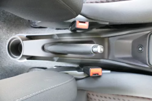 Ibiza 6J Mitteltunnel Verkleidung Mittelkonsole Abdeckung graphit grau