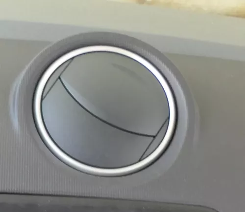 Seat Ibiza 6J Lüftungsdüse Düse Lüftung mitte Armaturenbrett nanograu grau