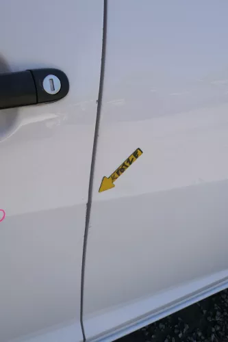 Seat Ibiza 6J Tür hinten links weiß LB9A 4/5-Türer - ohne Anbauteile (168951)