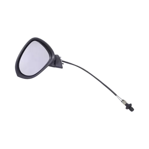 Seat Ibiza 6J mechanisch manuller Spiegel Außenspiegel links schwarz