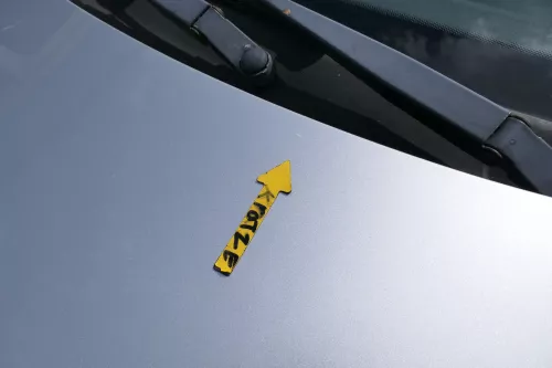 VW Fox 5Z Motorhaube Klappe vorn vorne silber LA7W Haube (168977)