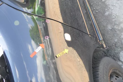 Skoda Fabia 6Y Kotflügel vorne link schwarz LF9R auch Kombi (169088)