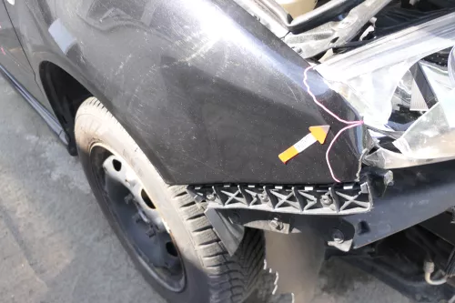 Skoda Fabia 6Y Kotflügel vorne rechts schwarz LF9R auch Kombi (169092)