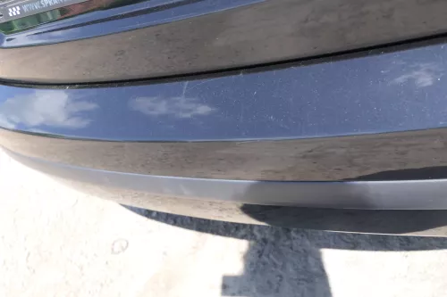 Skoda Fabia 6Y Schrägheck Stoßstange hinten Heckstoßstange schwarz LF9R (169096)