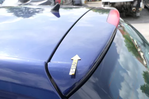 VW Polo 9N3 9N Heckklappe Kofferraumklappe Klappe blau LB5N ohne Anbauteile (169116)