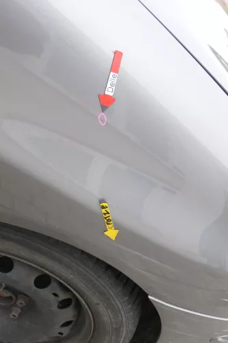 Seat Ibiza 6L Kotflügel vorne rechts grau LS7U bis 2010 (169241)