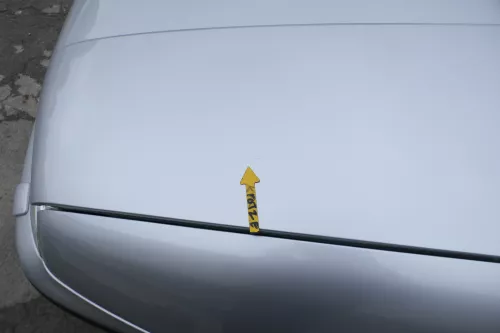 VW Golf 4 Motorhaube Haube Klappe vorne silber grau LB7Z satinsilber satin (169288)