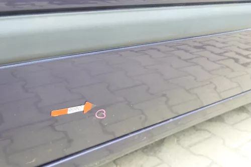 VW Golf 3 Tür vorne links Fahrertür 2/3-Türer blau LC5L (169369)