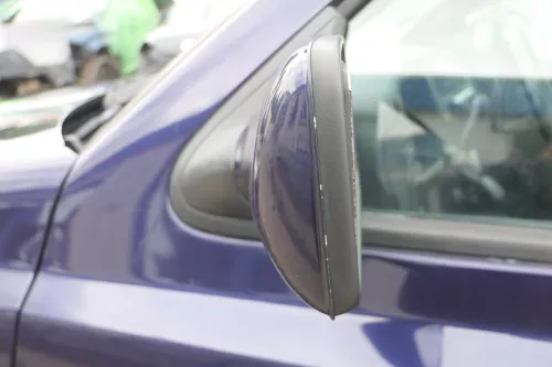 VW Golf 3 Vento mechanischer Spiegel Außenspiegel links mit Glas blau LC5L (169374)