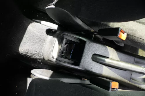 VW Golf 3 1H 1E Cabrio Mitteltunnel Aschenbecher hinten Verkleidung schwarz (169385)