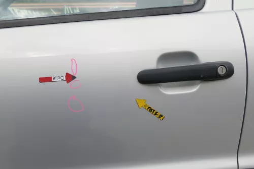 VW Polo 6N 6N2 Tür vorne links Fahrertür 2/3-Türer silber LB7Z (169401)