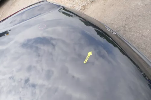 VW Lupo Motorhaube Klappe Frontklappe Haube vorne schwarz L041 uni (169449)