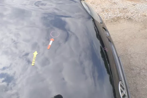 VW Lupo Motorhaube Klappe Frontklappe Haube vorne schwarz L041 uni (169449)