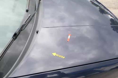 VW Golf 4 Motorhaube Haube Klappe vorne blau LA5G (169471)