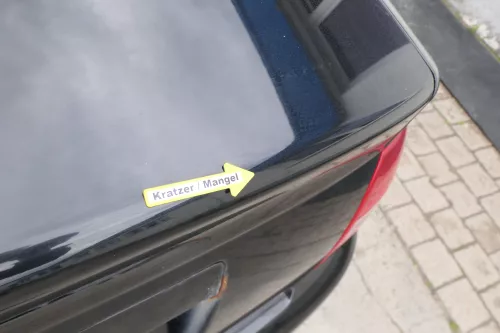 A4 B5 Limousine Facelift Heckklappe Klappe hinten Facelift schwarz LY9B ohneAnba (169663)