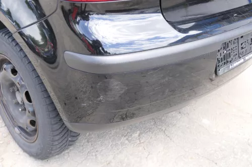 VW Polo 9N 9N3 Stoßstange Heckstoßstange hinten schwarz L041 (169690)