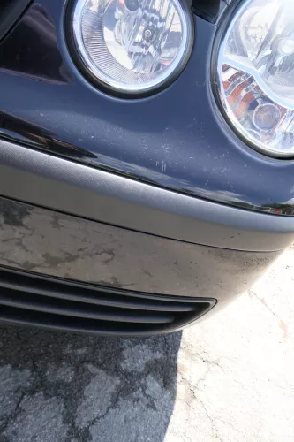 VW Polo 9N Stoßstange Frontstoßstange vorne schwarz LC9Z (169701)