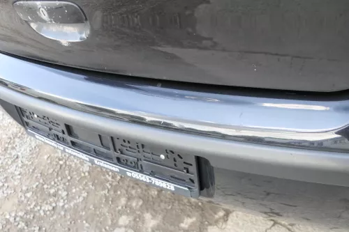 VW Polo 9N 9N3 Stoßstange Heckstoßstange hinten schwarz LC9Z - black magic met (169704)