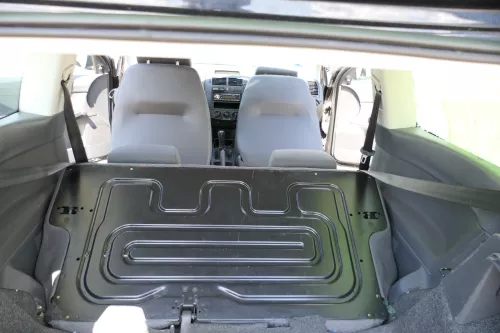 VW Polo 9N 9N3 Sitz Rückbank Sitzfläche Sitze hinten mit Kopfstützen (169708)