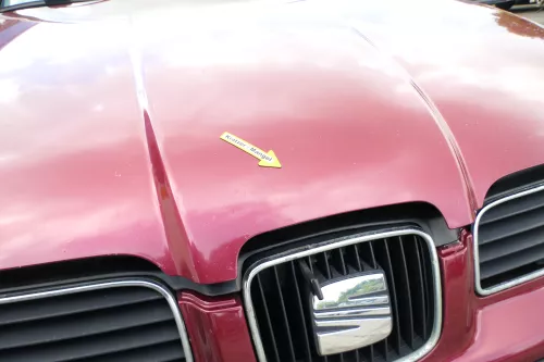 Seat Leon Toledo 1M Motorhaube Haube Klappe vorne rot LS3R (169755)