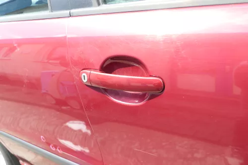 Seat Leon Toledo 1M Tür vorne rechts Beifahrertür rot LS3R (169760)