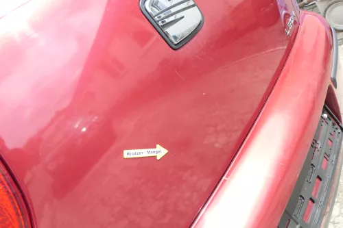 Seat Leon 1M Heckklappe Klappe hinten Kofferraumklappe rot LS3N Spoiler (169762)