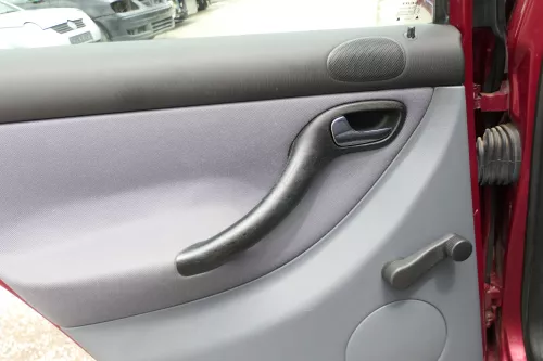 Seat Leon 1M Toledo Türverkleidung Verkleidung Tür hinten links grau schwarz (169767)