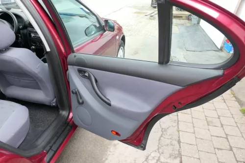 Leon 1M Toledo Türverkleidung Verkleidung Tür hinten rechts grau schwarz Griff (169768)