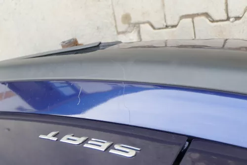 Seat Ibiza 6K Facelfit Stoßstange Heckstoßstange hinten blau LB5N (169879)