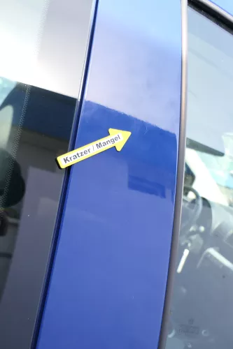 VW Fox 5Z Tür vorne rechts Beifahrertür blau LL5M (169903)