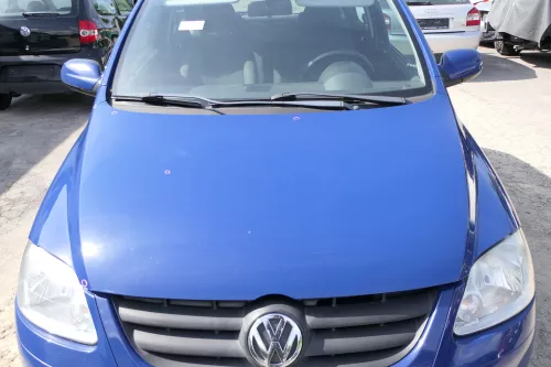 VW Fox 5Z Motorhaube Klappe vorn vorne blau LL5M Haube