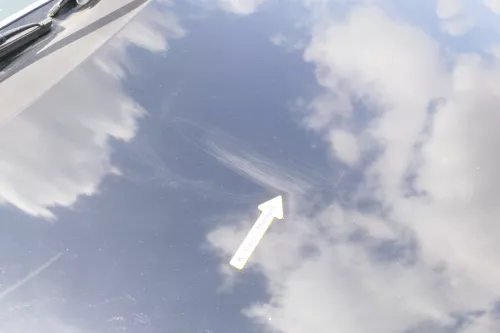 VW Fox 5Z Motorhaube Klappe vorn vorne schwarz L041 Haube (169923)