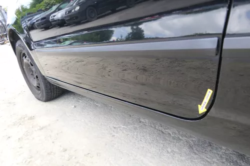 VW Fox 5Z Tür vorne links Fahrertür schwarz L041 (169928)