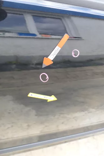 VW Fox 5Z Tür vorne rechts Beifahrertür schwarz L041 (169929)