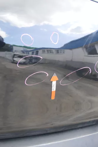 VW Fox 5Z Heckklappe Kofferraumklappe Klappe hinten + Scheibe schwarz L041 DELLE (169930)