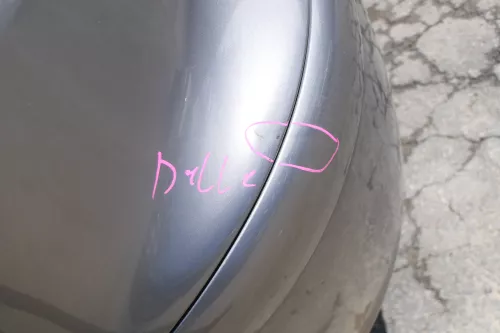 Seat Ibiza 6L Stoßstange Heckstoßstange hinten grau LS7U (169962)