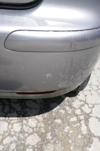 Seat Ibiza 6L Stoßstange Heckstoßstange hinten grau LS7U (169962)