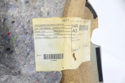 1x A3 8L Seitenverkleidung Seite Verkleidung recht hinten 2/3-Türer grau muschel (169985)