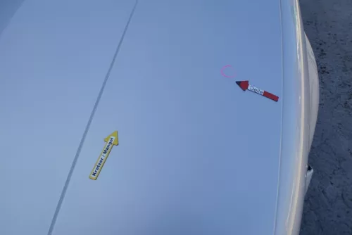 VW Golf 4 Motorhaube Haube Klappe vorne silber grau LB7Z satinsilber satin (170089)