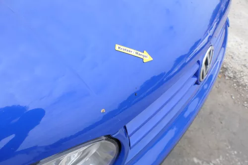 VW Golf 4 Motorhaube Haube Klappe vorne blau LW5Z (170100)