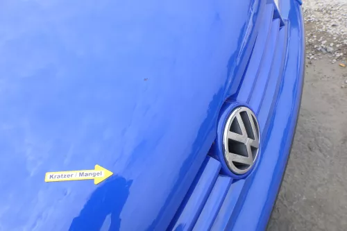 VW Golf 4 Motorhaube Haube Klappe vorne blau LW5Z (170100)