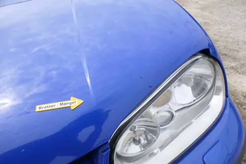 VW Golf 4 Motorhaube Haube Klappe vorne blau LW5Z (170100)