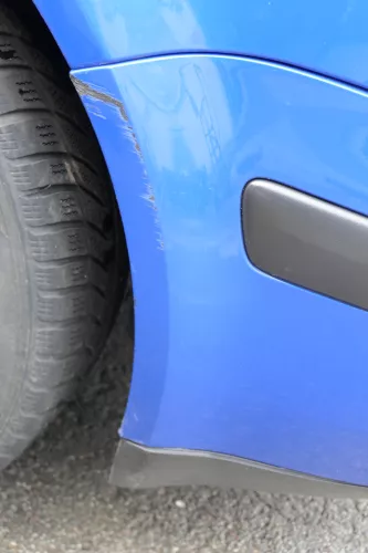 VW Golf 4 Stoßstange vorne Frontstoßstange Stoßfänger blau LW5Z SWR (170101)