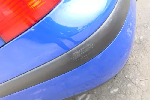 VW Golf 4 Kombi Avant Stoßstange hinten Heckstoßstange Stoßfänger LW5Z blau (170106)